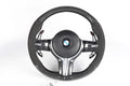 BMW F-Series Gloss Carbon Fiber & Alcantara Steering Wheel – Performance Spec