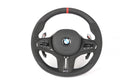 BMW G-Series Full Alcantara & Gloss Carbon Fiber Steering Wheel
