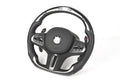 BMW G-Series Custom LED Gloss Carbon Fiber Steering Wheel