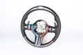 BMW F-Series LED Shift Light Carbon Fiber Steering Wheel – M-Tri Color Custom Edition