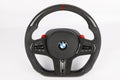 BMW G-Series Custom Matte Carbon Fiber & Alcantara Steering Wheel