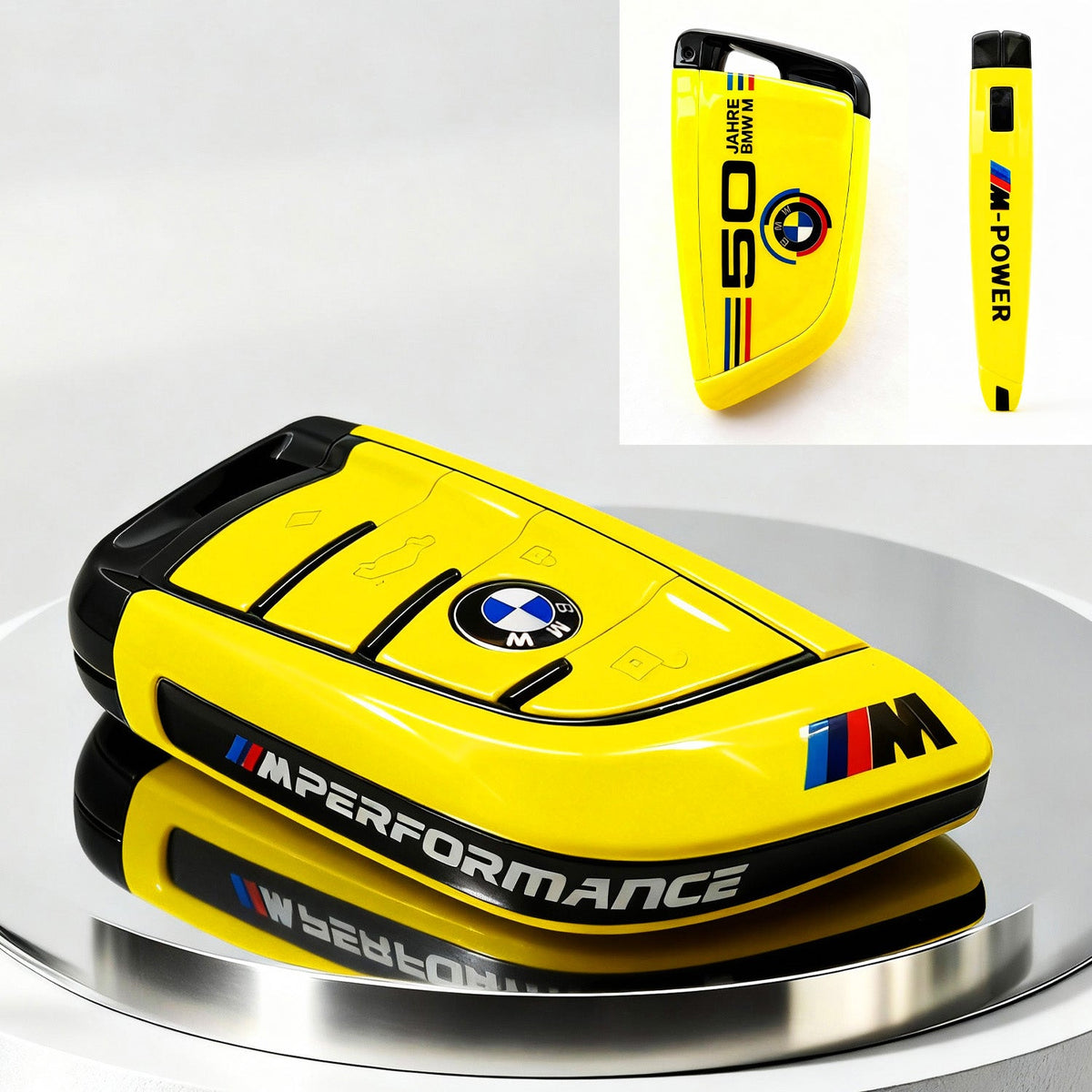 BMW key shell — Speed Yellow
