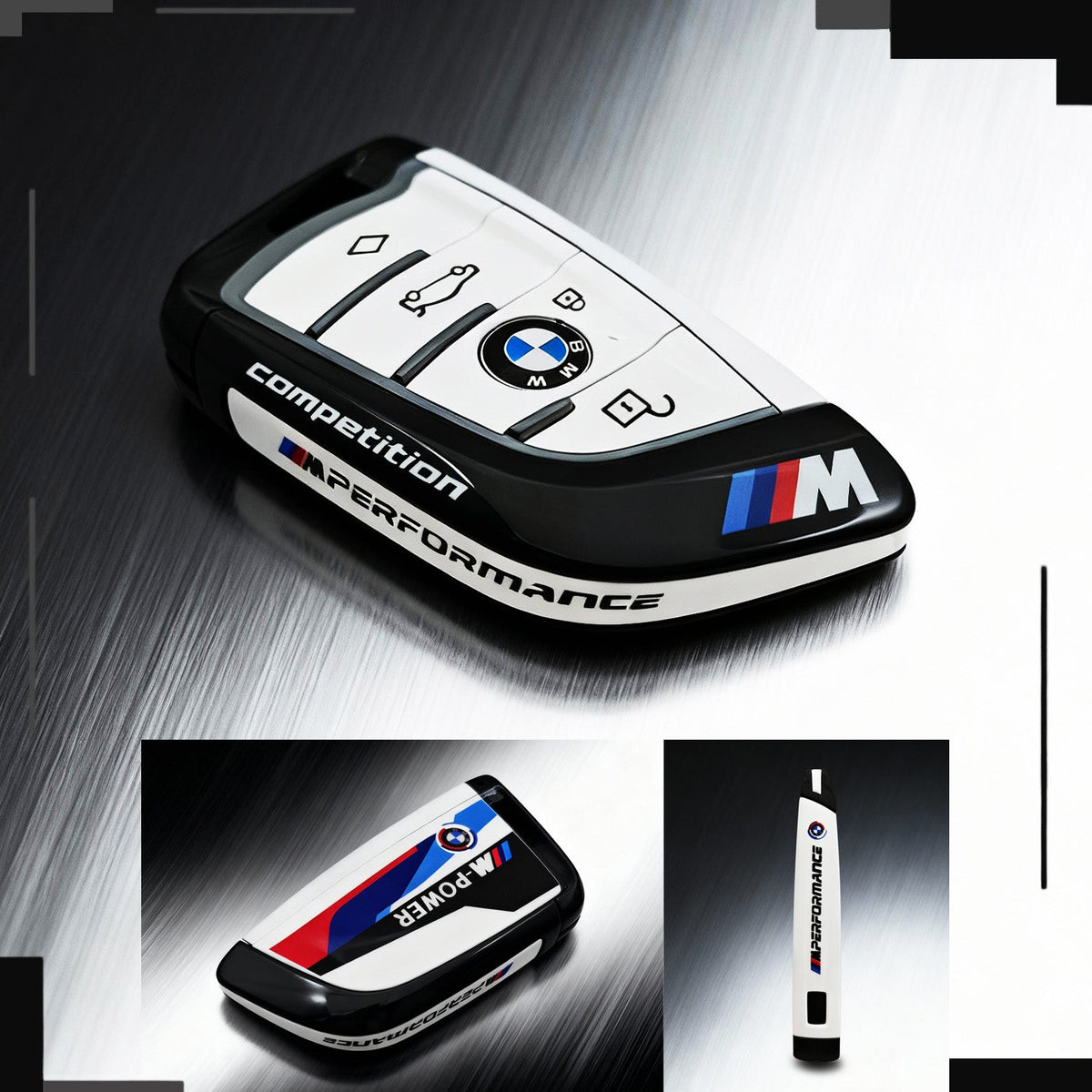 BMW key shell — Sapphire Black