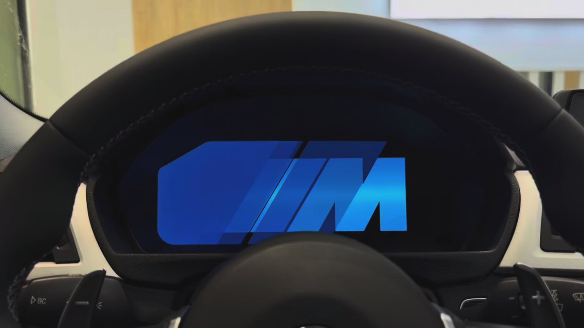 BMW F-Series digital cluster demo video
